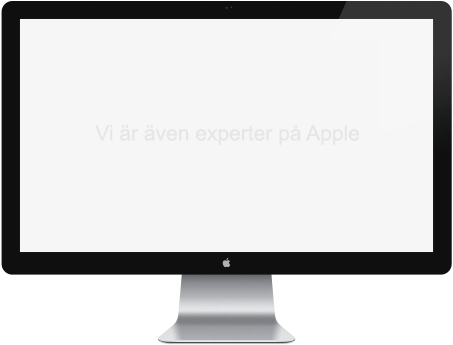 Vi är även experter på Apple